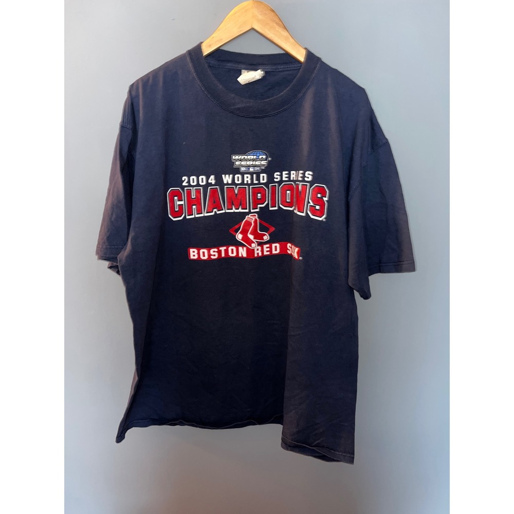 Vintage Boston Red Sox 2004 World Series Champions T Shirt MLB‎